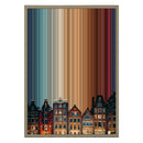 18×26" Metallic Float Frame Canvas - Natural Frame variant