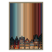 18×26" Metallic Float Frame Canvas - Natural Frame variant