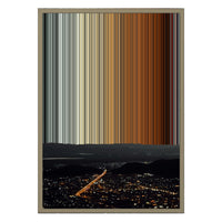 18×26" Metallic Float Frame Canvas - Natural Frame variant