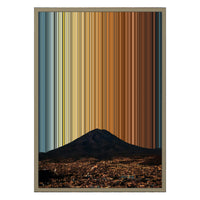 18×26" Metallic Float Frame Canvas - Natural Frame variant