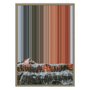 18×26" Metallic Float Frame Canvas - Natural Frame variant