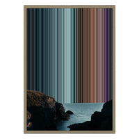 18×26" Metallic Float Frame Canvas - Natural Frame variant