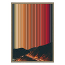 18×26" Metallic Float Frame Canvas - Natural Frame variant