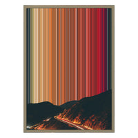 18×26" Metallic Float Frame Canvas - Natural Frame variant