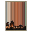 18×26" Metallic Float Frame Canvas - Natural Frame variant