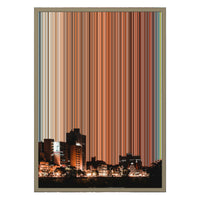 18×26" Metallic Float Frame Canvas - Natural Frame variant