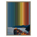 18×26" Metallic Float Frame Canvas - Natural Frame variant