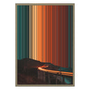 18×26" Metallic Float Frame Canvas - Natural Frame variant