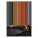 18×26" Metallic Float Frame Canvas - Natural Frame variant