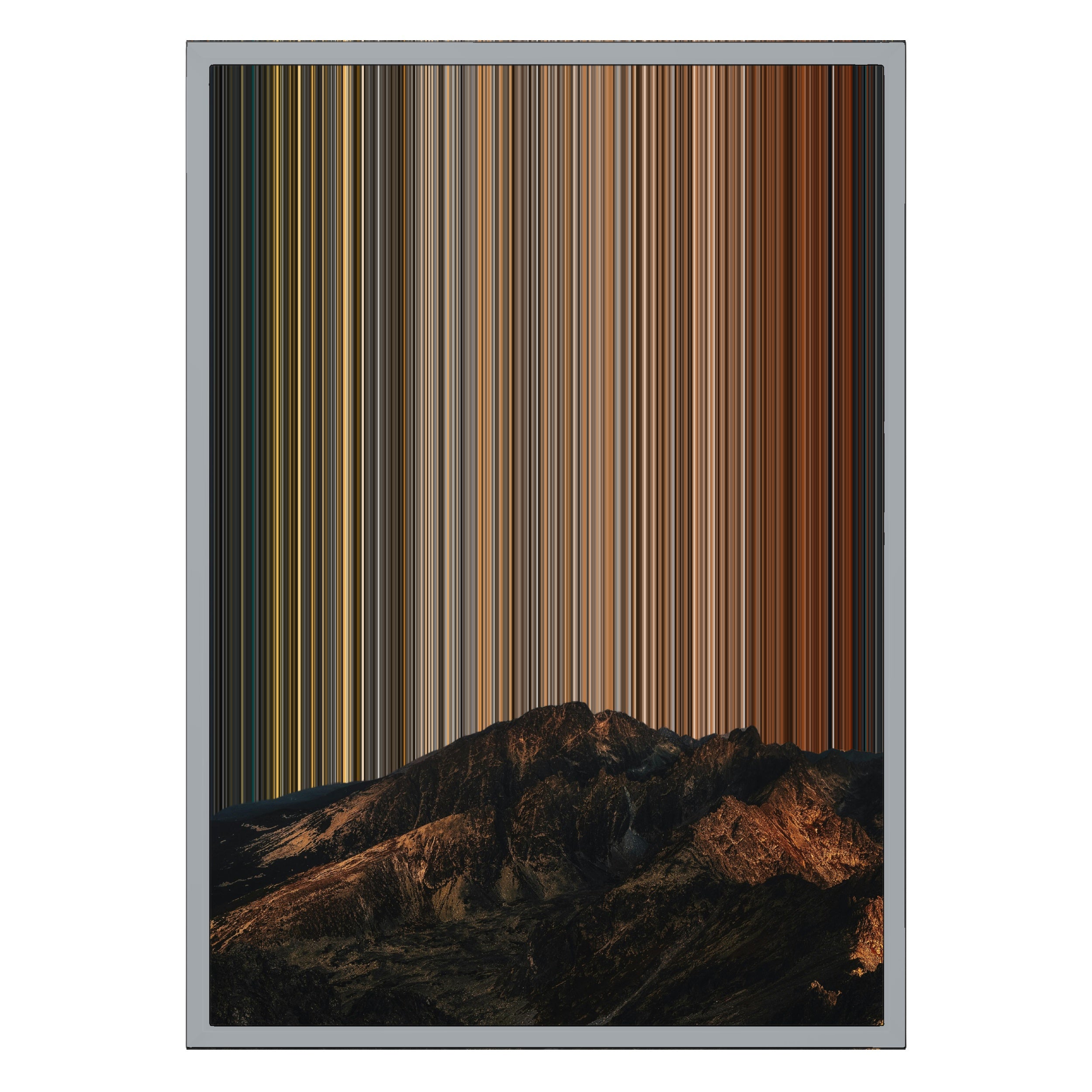 18×26" Metallic Float Frame Canvas - Silver Frame variant