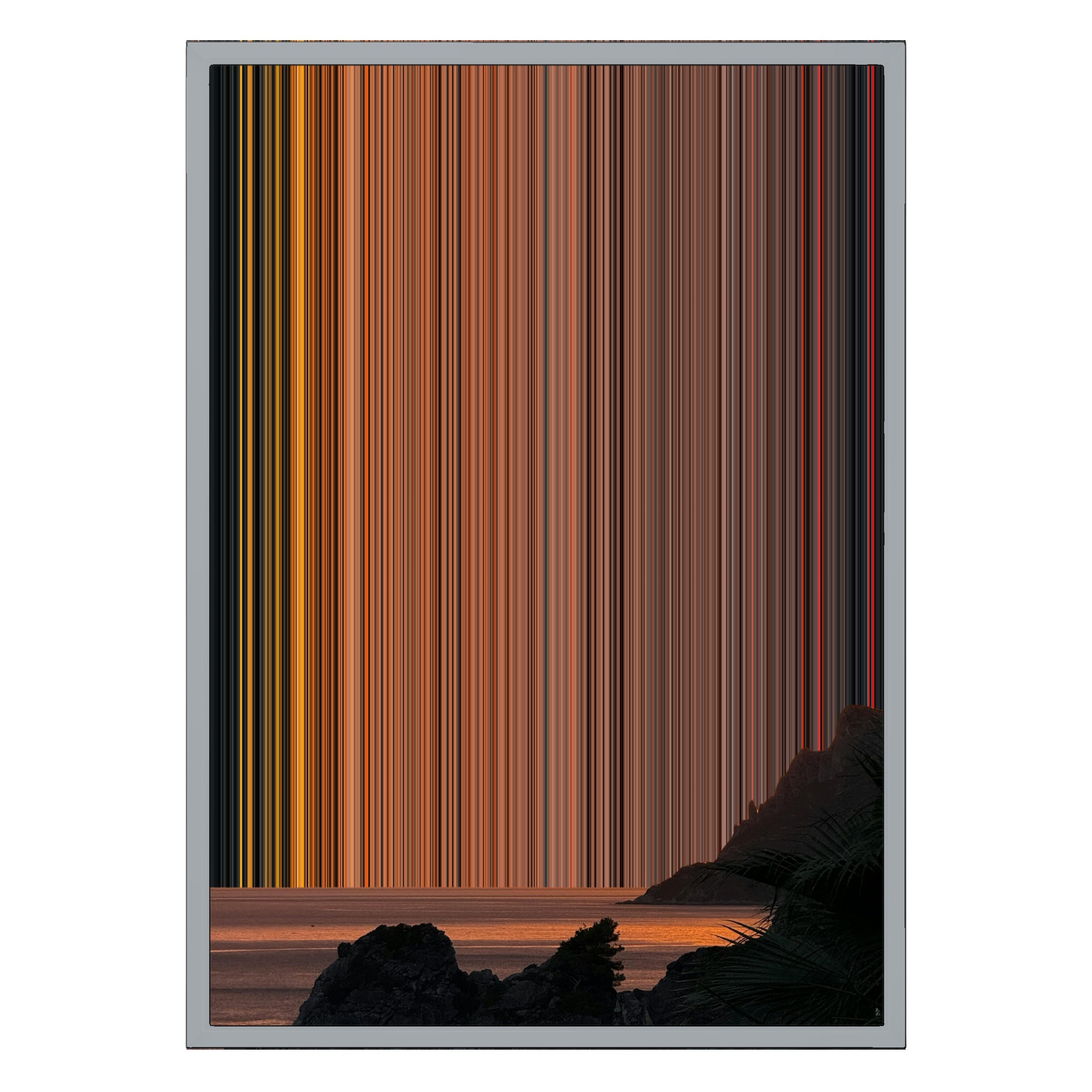 18×26" Metallic Float Frame Canvas - Silver Frame variant