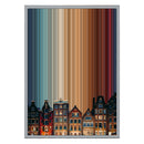 18×26" Metallic Float Frame Canvas - Silver Frame variant