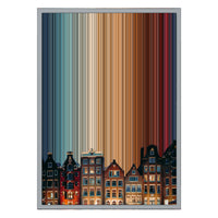 18×26" Metallic Float Frame Canvas - Silver Frame variant