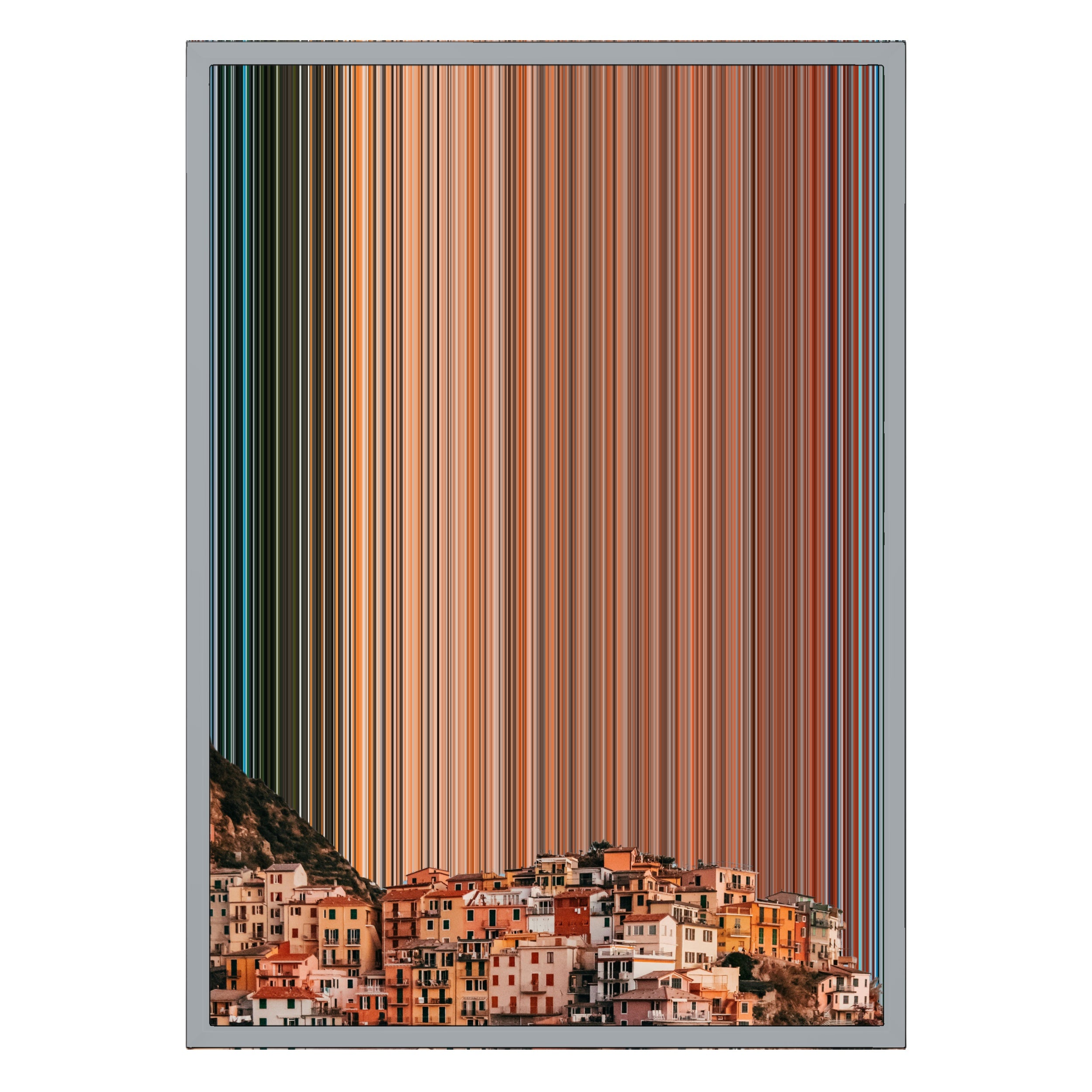 18×26" Metallic Float Frame Canvas - Silver Frame variant