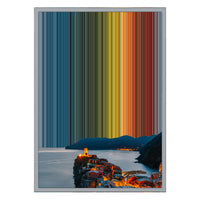 18×26" Metallic Float Frame Canvas - Silver Frame variant