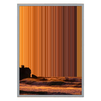 18×26" Metallic Float Frame Canvas - Silver Frame variant