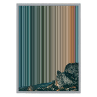 18×26" Metallic Float Frame Canvas - Silver Frame variant