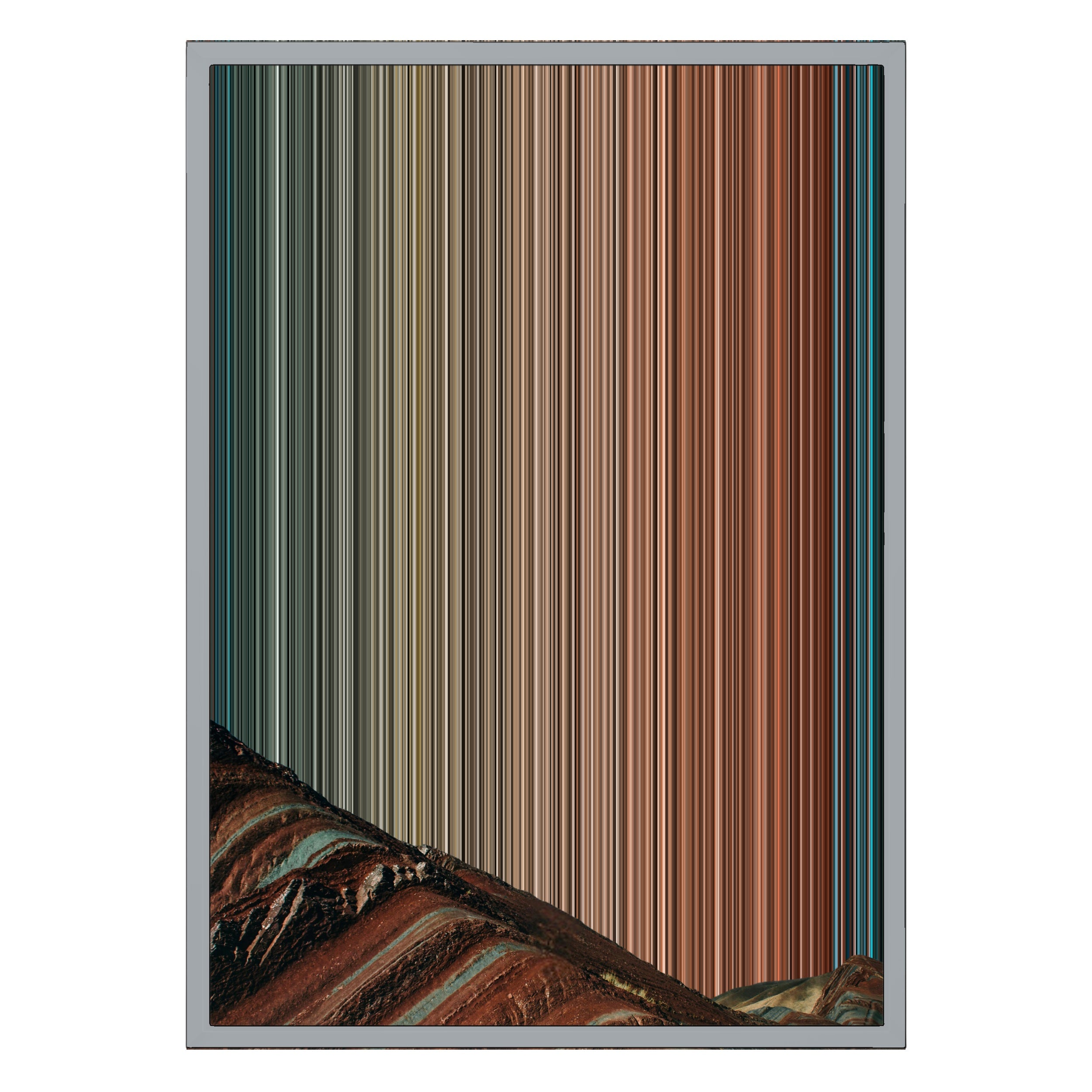 18×26" Metallic Float Frame Canvas - Silver Frame variant