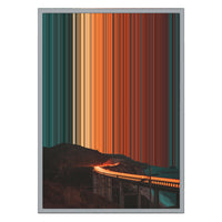 18×26" Metallic Float Frame Canvas - Silver Frame variant