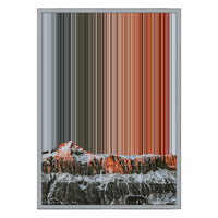 18×26" Metallic Float Frame Canvas - Silver Frame variant