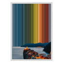 18×26" Metallic Float Frame Canvas - White Frame variant