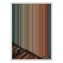 18×26" Metallic Float Frame Canvas - White Frame variant