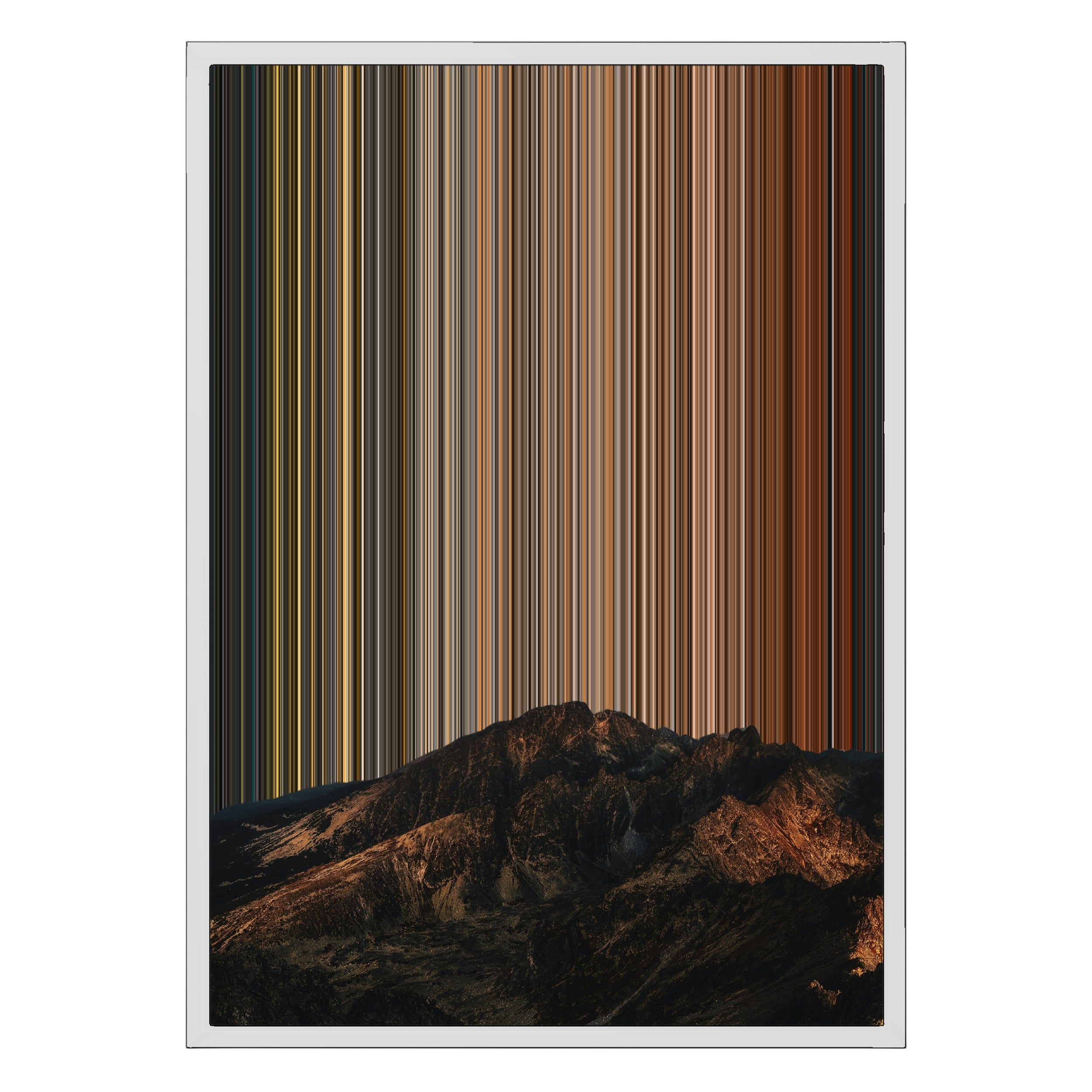 18×26" Metallic Float Frame Canvas - White Frame variant