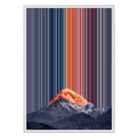 18×26" Metallic Float Frame Canvas - White Frame variant