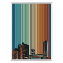 18×26" Metallic Float Frame Canvas - White Frame variant