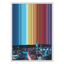 18×26" Metallic Float Frame Canvas - White Frame variant