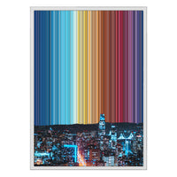 18×26" Metallic Float Frame Canvas - White Frame variant