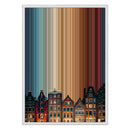 18×26" Metallic Float Frame Canvas - White Frame variant