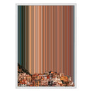 18×26" Metallic Float Frame Canvas - White Frame variant