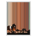 18×26" Metallic Float Frame Canvas - White Frame variant