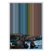 18×26" Metallic Float Frame Canvas - White Frame variant