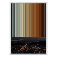 18×26" Metallic Float Frame Canvas - White Frame variant