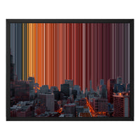20×16" Float Frame Canvas - Black Frame variant