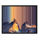 Leinwandbild mit Schattenfugenrahmen im Format 20×16", schwarzer Rahmen