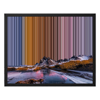 Canvastavla i floaterram, 20×16", svart ram