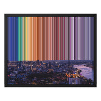20×16" Float Frame Canvas - Black Frame variant