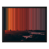 20×16" Float Frame Canvas - Black Frame variant