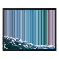 20×16" Float Frame Canvas - Black Frame variant