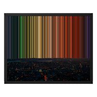 20×16" Float Frame Canvas - Black Frame variant