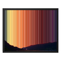 20×16" Float Frame Canvas - Black Frame variant