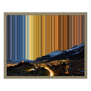 20×16" Float Frame Canvas - Natural Frame variant