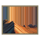Lienzo con marco flotante, 20×16", marco de madera natural