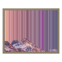 20×16" Float Frame Canvas - Natural Frame variant