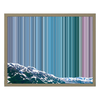 20×16" Float Frame Canvas - Natural Frame variant
