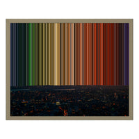 20×16" Float Frame Canvas - Natural Frame variant