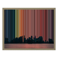 Leinwandbild mit Schattenfugenrahmen im Format 20×16", Rahmen aus Naturholz